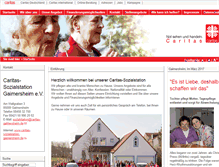 Tablet Screenshot of caritas-sozialstation-gaimersheim.de